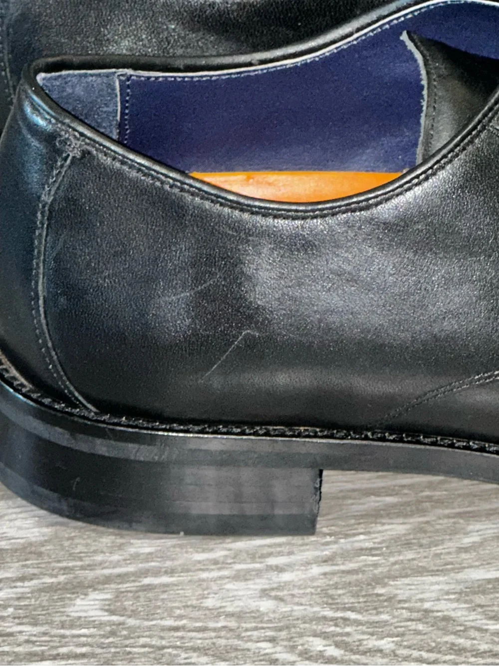 Cole Haan Lenox Hill Dress Cap Toe Oxfords Men’s 10 Black Leather Derby Shoes